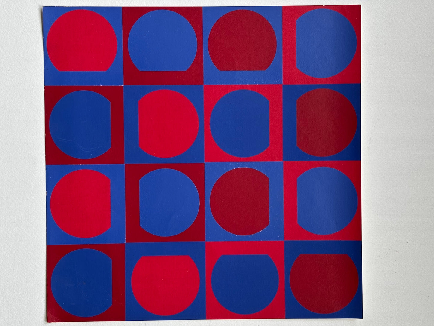 Panderma 6 Sondernummer – Numéro spécial VASARELY. Complete with the original screen printing.