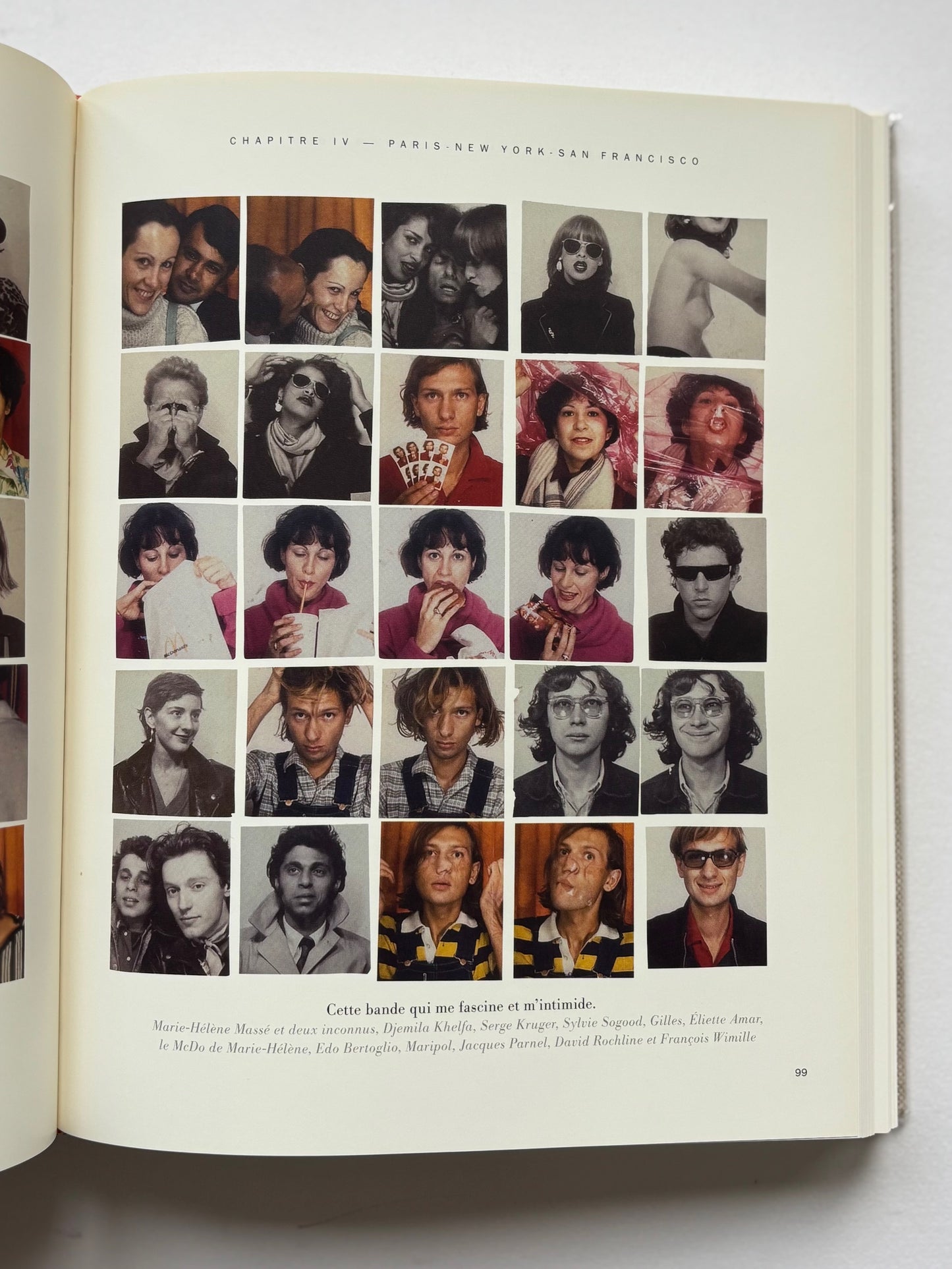 Autobiographie en photomatons 1968-1988. (DEDICATED with DRAWING)