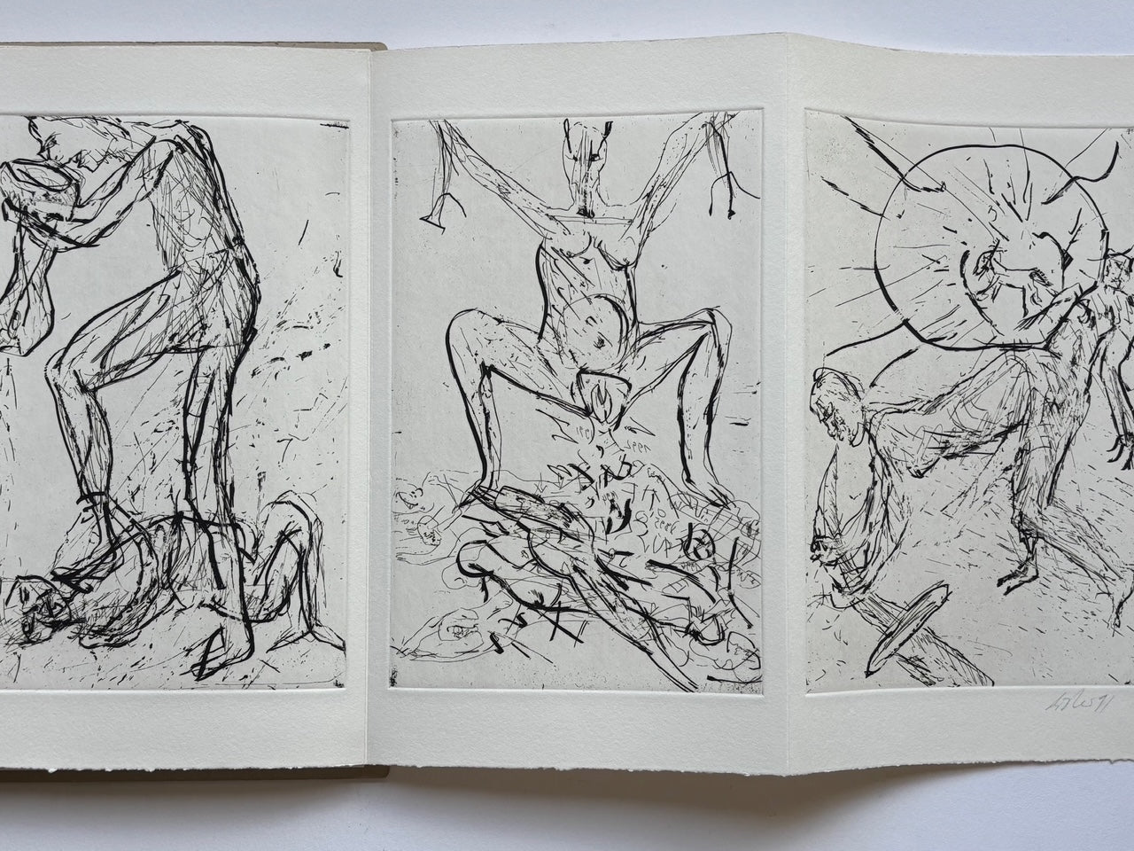 Dossier: Arbeiten der 70er Jahre + Bilderzyklus “Februar ́91“. (SIGNED)