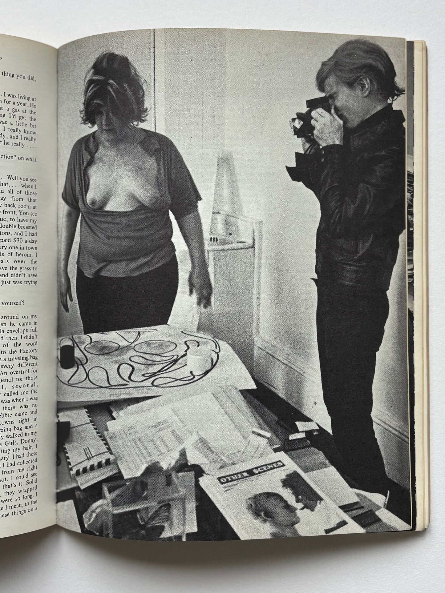 The Autobiography and Sex Life of Andy Warhol by John Wilcock and a cast of thousands. Photos by Shunk-Kender except where indicated.