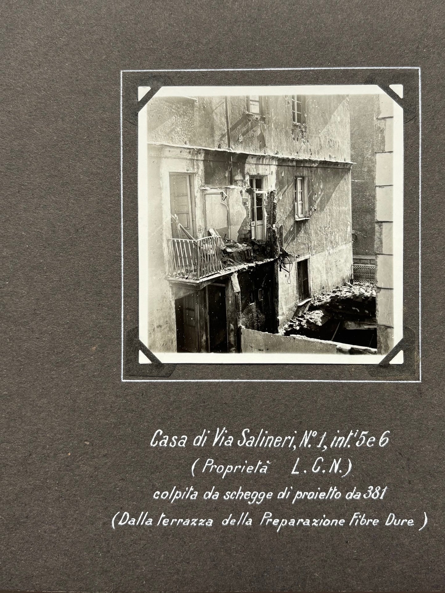 Incursione della flotta ingles. Genova-Sampierdarena, 9 febbraio 1941 XIX. (Album)