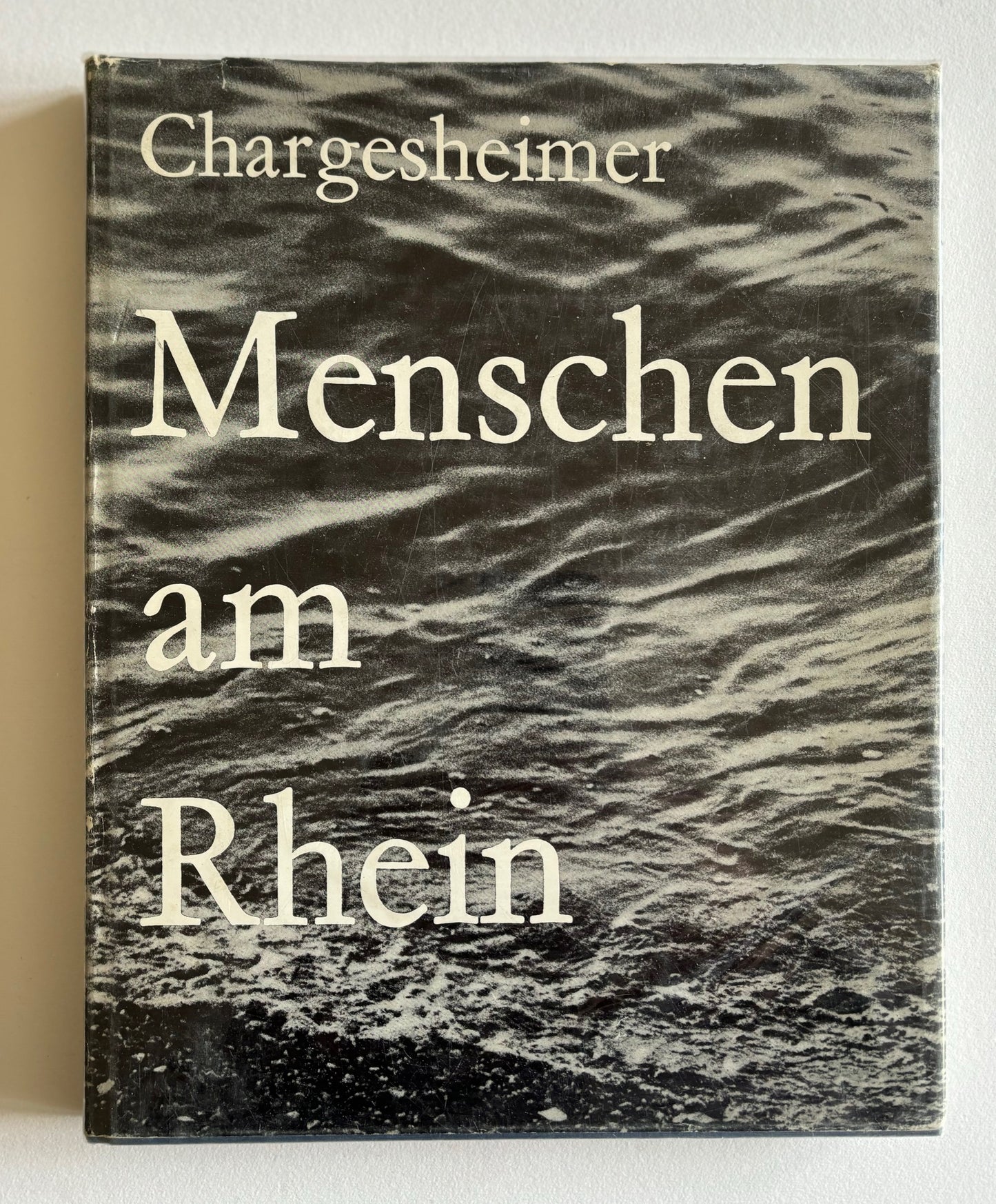 Menschen am Rhein.