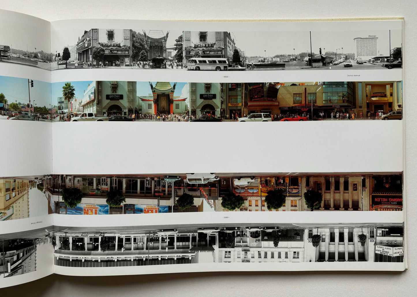 THEN & NOW Ed Ruscha Hollywood Boulevard 1973-2004.