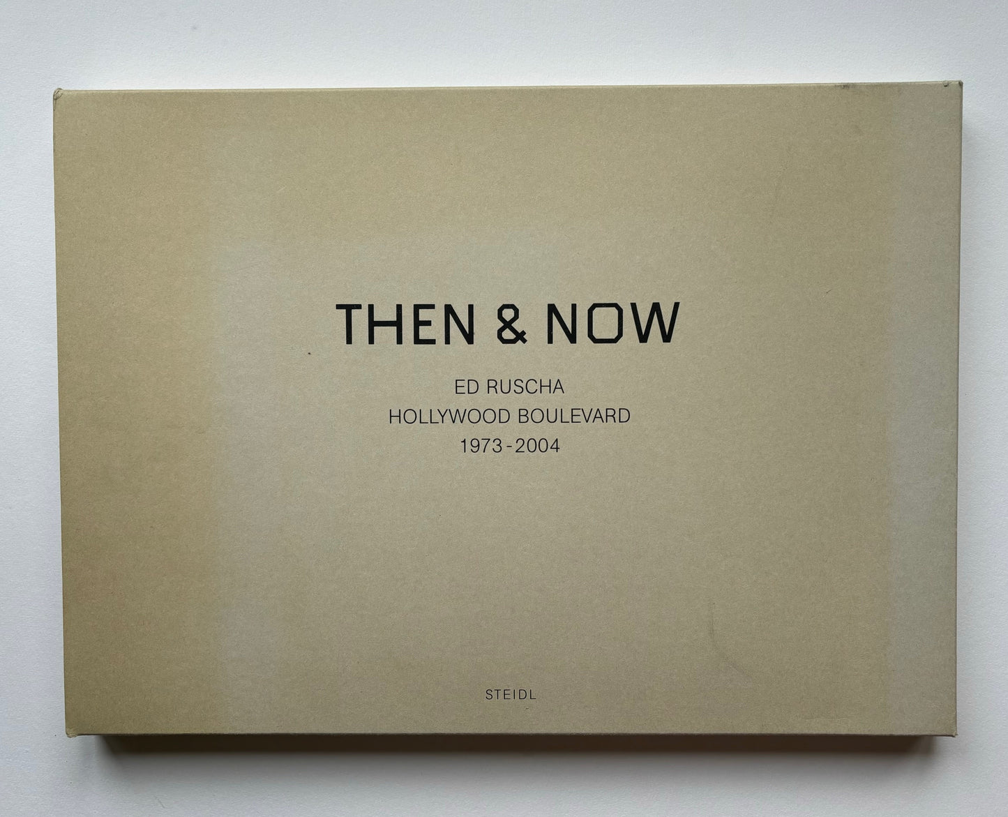 THEN & NOW Ed Ruscha Hollywood Boulevard 1973-2004.