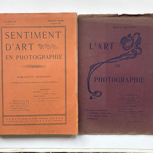 SENTIMENT D'ART en PHOTOGRAPHIE (9 different issues, 1, 2, 3, 4 , 5, 6 (so volume 1 complete) + 8, 9 and 12) + L'ART en PHOTOGRAPHIE.