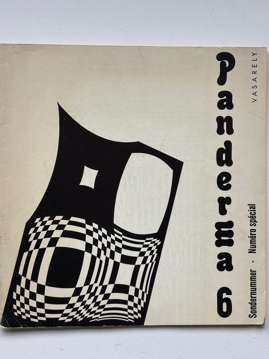 Panderma 6 Sondernummer – Numéro spécial VASARELY. Complete with the original screen printing.