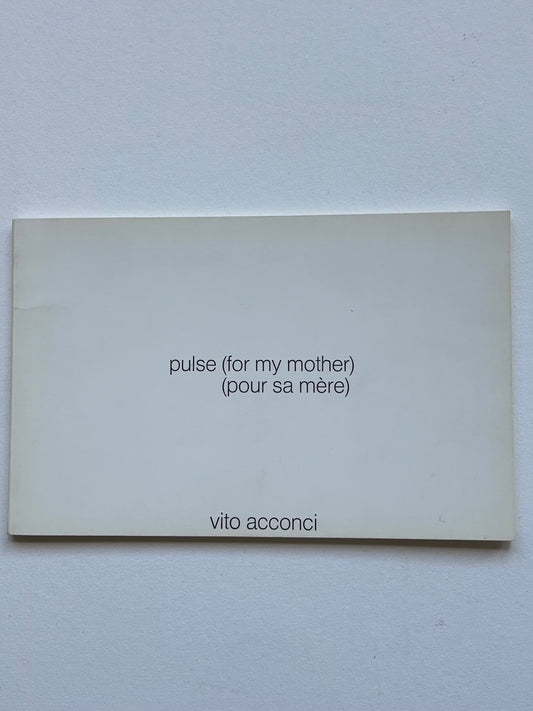 Pulse (for my mother) (pour ma mère).