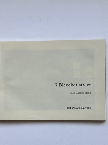 7 Bleecker street