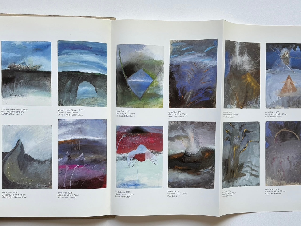 Dossier: Arbeiten der 70er Jahre + Bilderzyklus “Februar ́91“. (SIGNED)