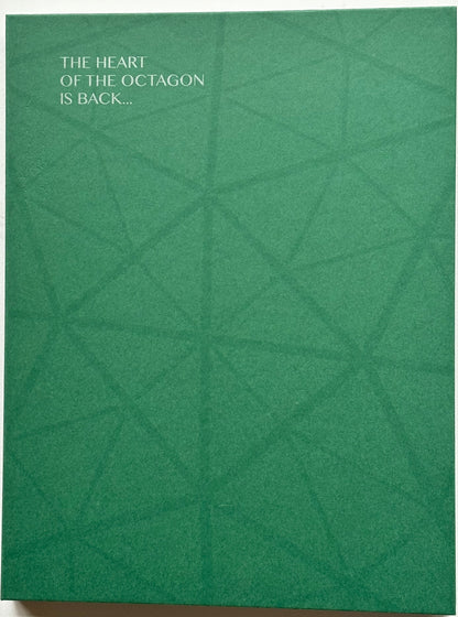 THE HEART OF THE OCTAGON is BACK... LYING UNDER A GLASS DOME AND BEATING LIKE NEVER BEFORE... EDGE AMSTERDAM WEST. (Signed)