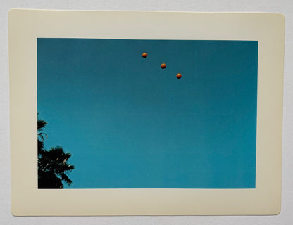 Throwing Three Balls in the air to get a straight line. (best of thirty-six attempts).