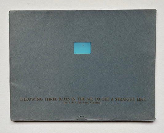 Throwing Three Balls in the air to get a straight line. (best of thirty-six attempts).