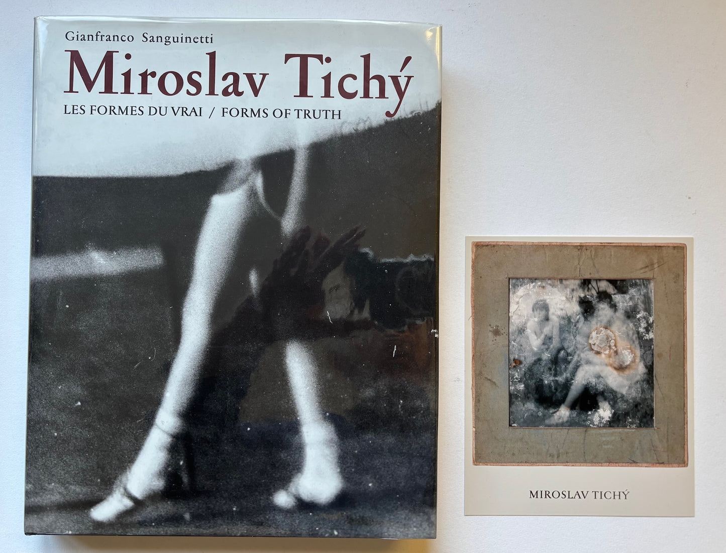 Gianfranco Sanguinetti. Miroslav TICHÝ. Les forms du vrai/ Forms of truth. (SIGNED + ORIGINAL PRINT)