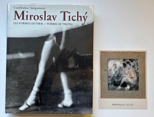 Gianfranco Sanguinetti. Miroslav TICHÝ. Les forms du vrai/ Forms of truth. (SIGNED + ORIGINAL PRINT)