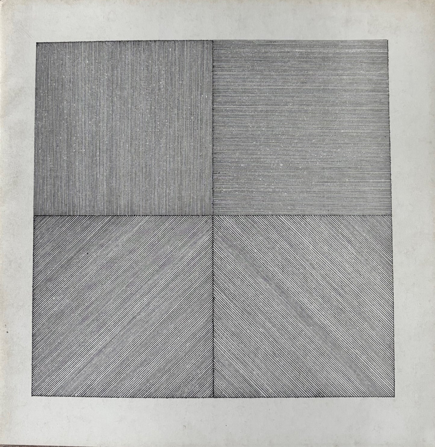Four basic kinds of Straight Lines; 1. Vertical 2. Horizontal 3. Diagonal l. to r. 4.Diagonal r. to l. and their combinations.