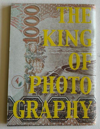 The King of Photography. (SIGNED)
