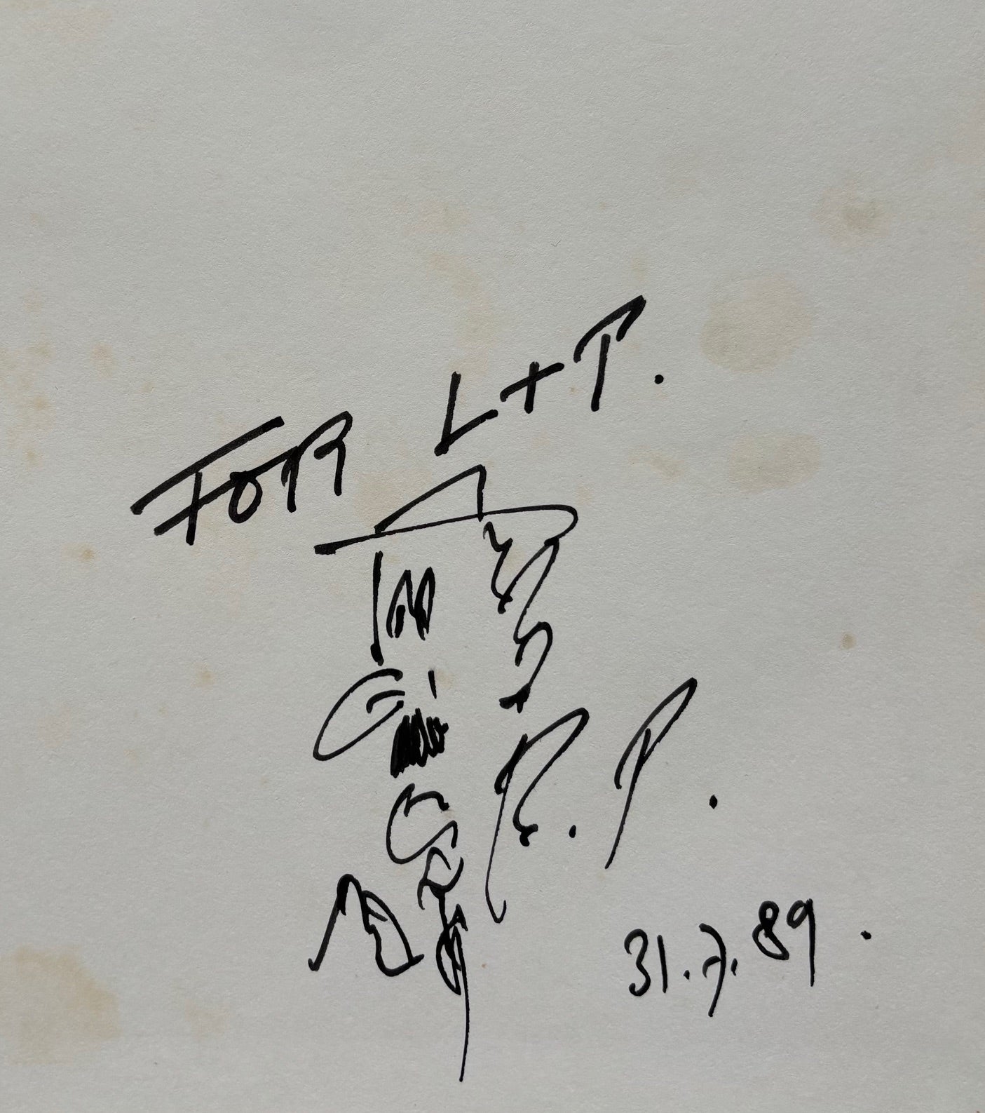 Coming Attractions. (SIGNED, LITTLE DRAWING)
