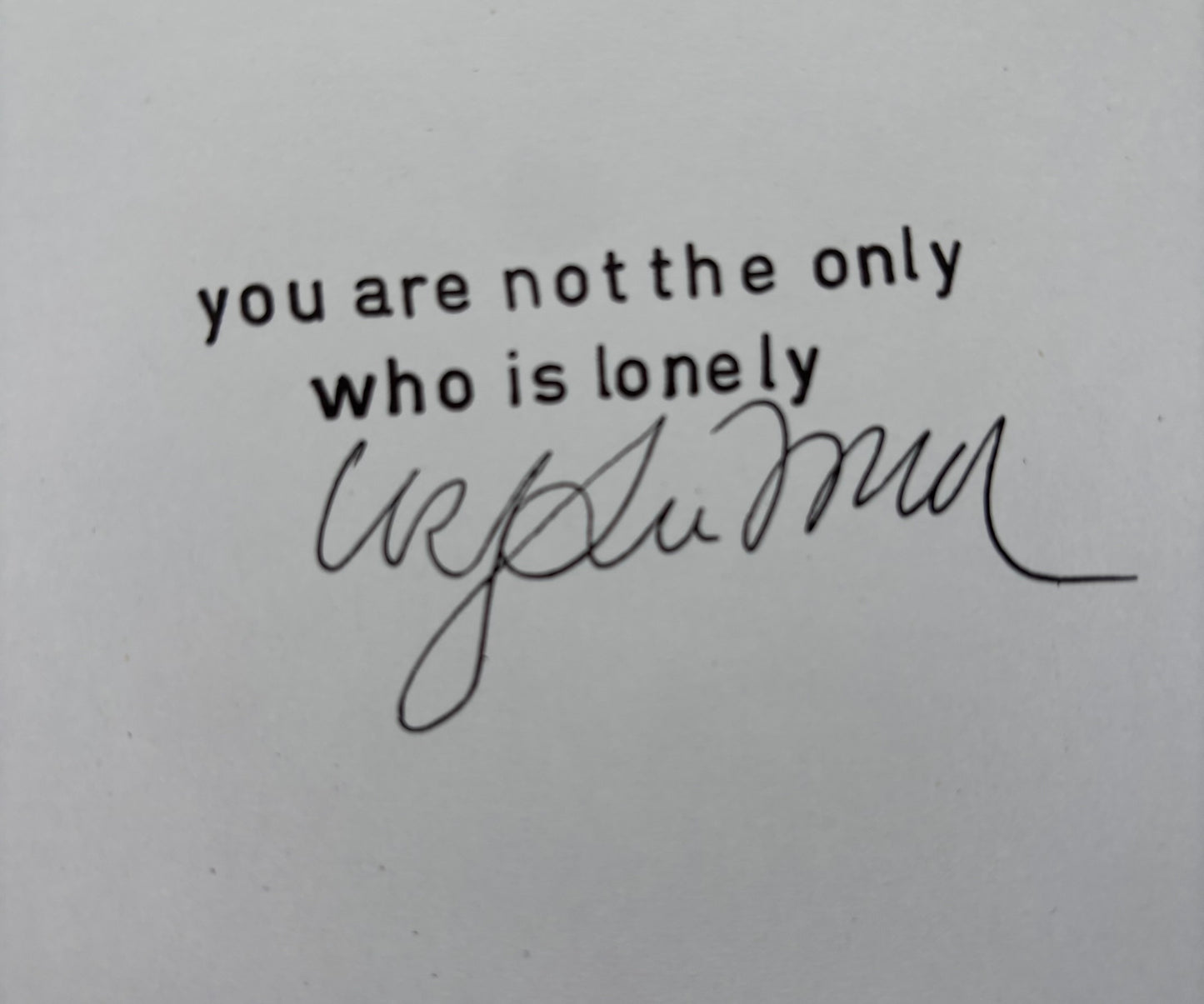 « Just another story about Leaving” (SIGNED)