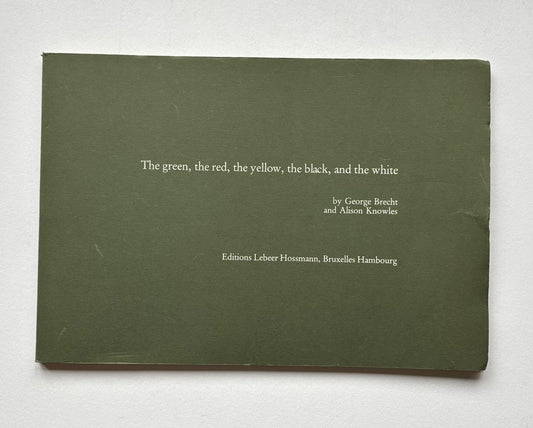 The green, the red, the yellow, the black, and the white. (SIGNED, NUMBERED + SIGNED, NUMBERED PRINT)