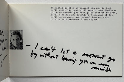 Pulse (for my mother) (pour sa mère). (SIGNED)