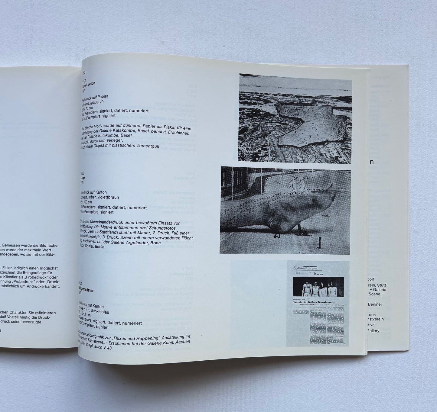 René Block. Grafik des Kapitalistischen Realimus. Werkverzeichnisse bis 1971 unter Mitarbeit von Dr. Carl Vogel.