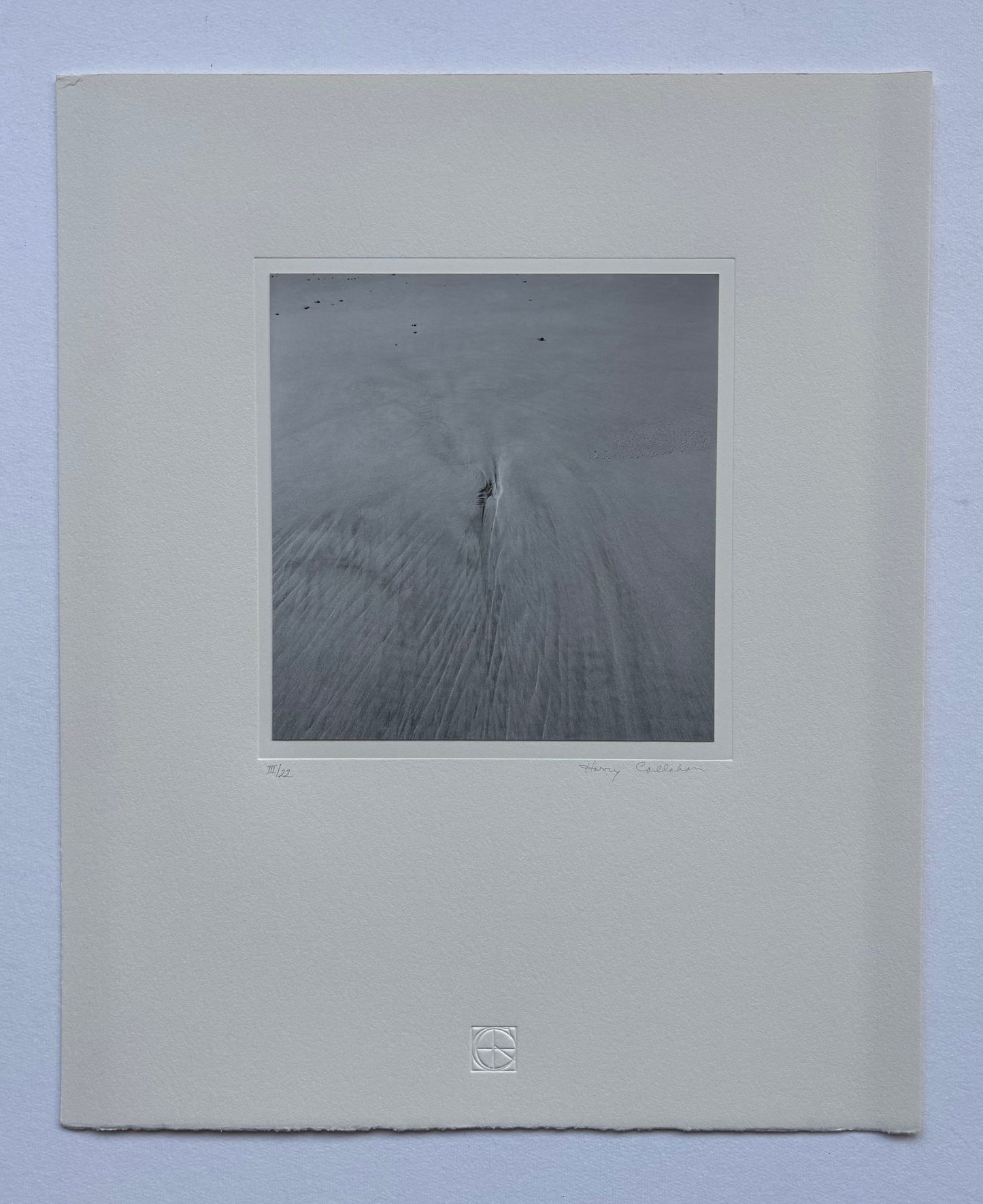 WATER’S EDGE. With a introductory poem by A.R. Ammons and an afterword by Harry Callahan. (NUMBERED SIGNED + NUMBERED, SIGNED PRINT)