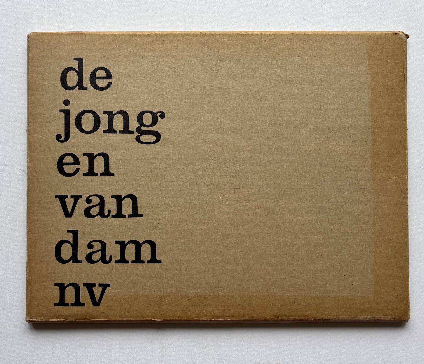 De Jong & Van Dam nv 1912-1962.