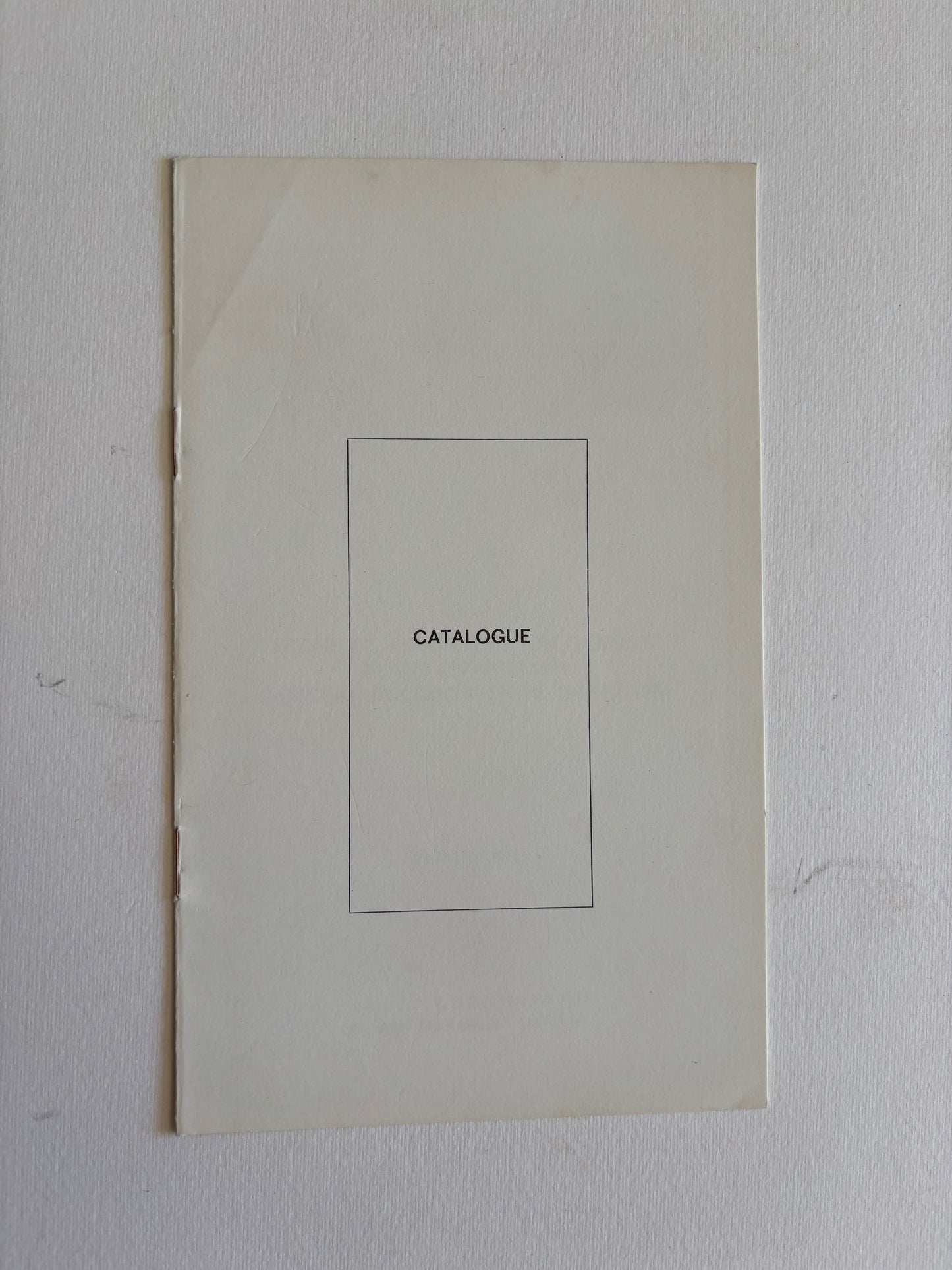 Catalogue : essais de reconstitution.