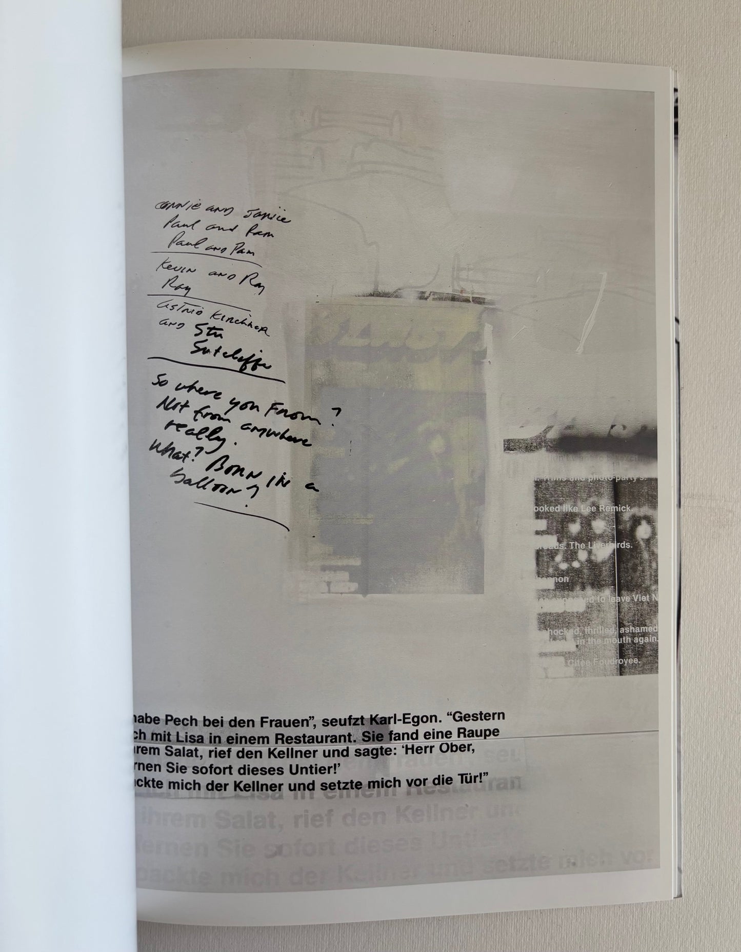 White paintings.