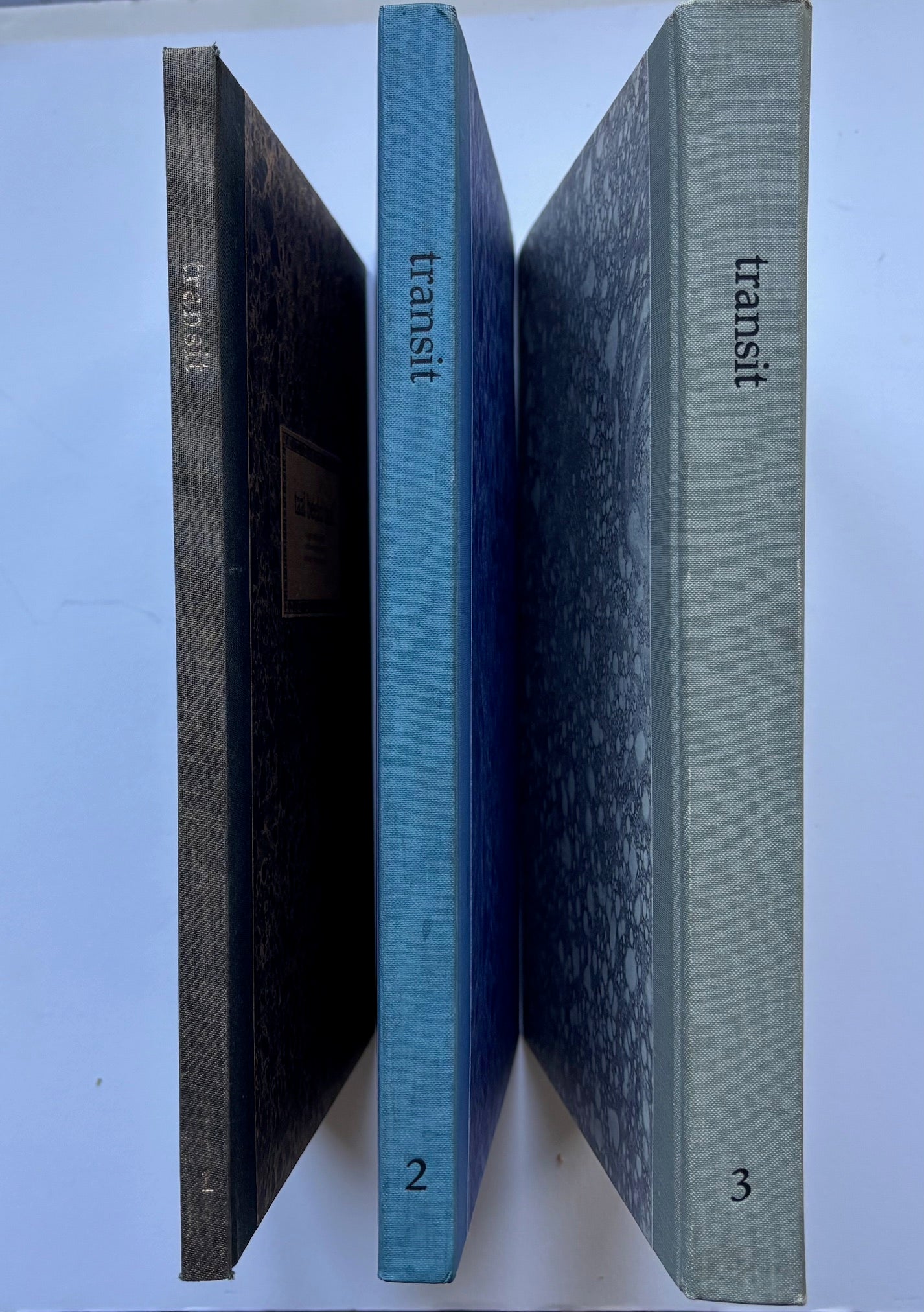 TRANSIT 1 Taal Beeld Taal, TRANSIT 2 Mirror Spiegel Miroir and TRANSIT 3 Translation Transformation. (COMPLETE SET)