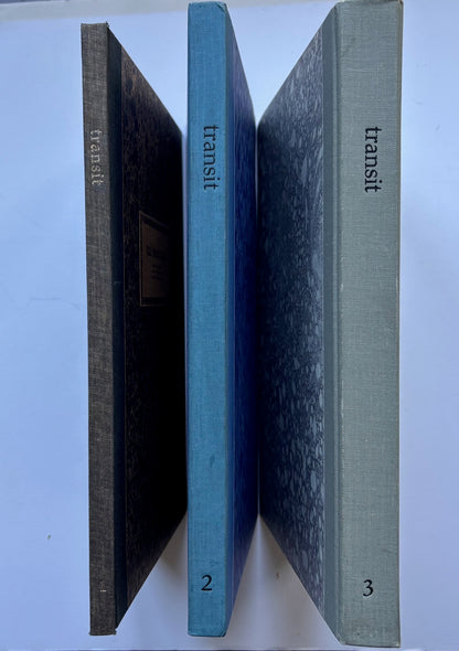 TRANSIT 1 Taal Beeld Taal, TRANSIT 2 Mirror Spiegel Miroir and TRANSIT 3 Translation Transformation. (COMPLETE SET)