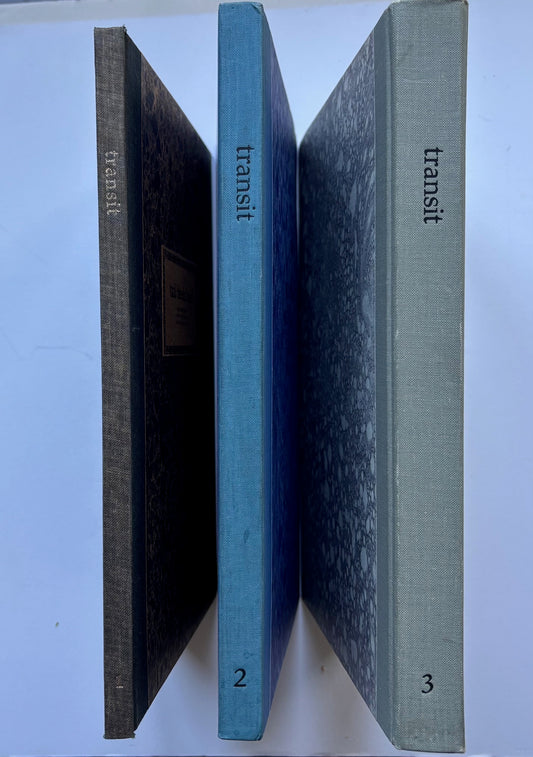 TRANSIT 1 Taal Beeld Taal, TRANSIT 2 Mirror Spiegel Miroir and TRANSIT 3 Translation Transformation. (COMPLETE SET)
