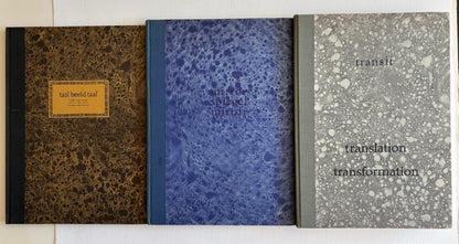 TRANSIT 1 Taal Beeld Taal, TRANSIT 2 Mirror Spiegel Miroir and TRANSIT 3 Translation Transformation. (COMPLETE SET)