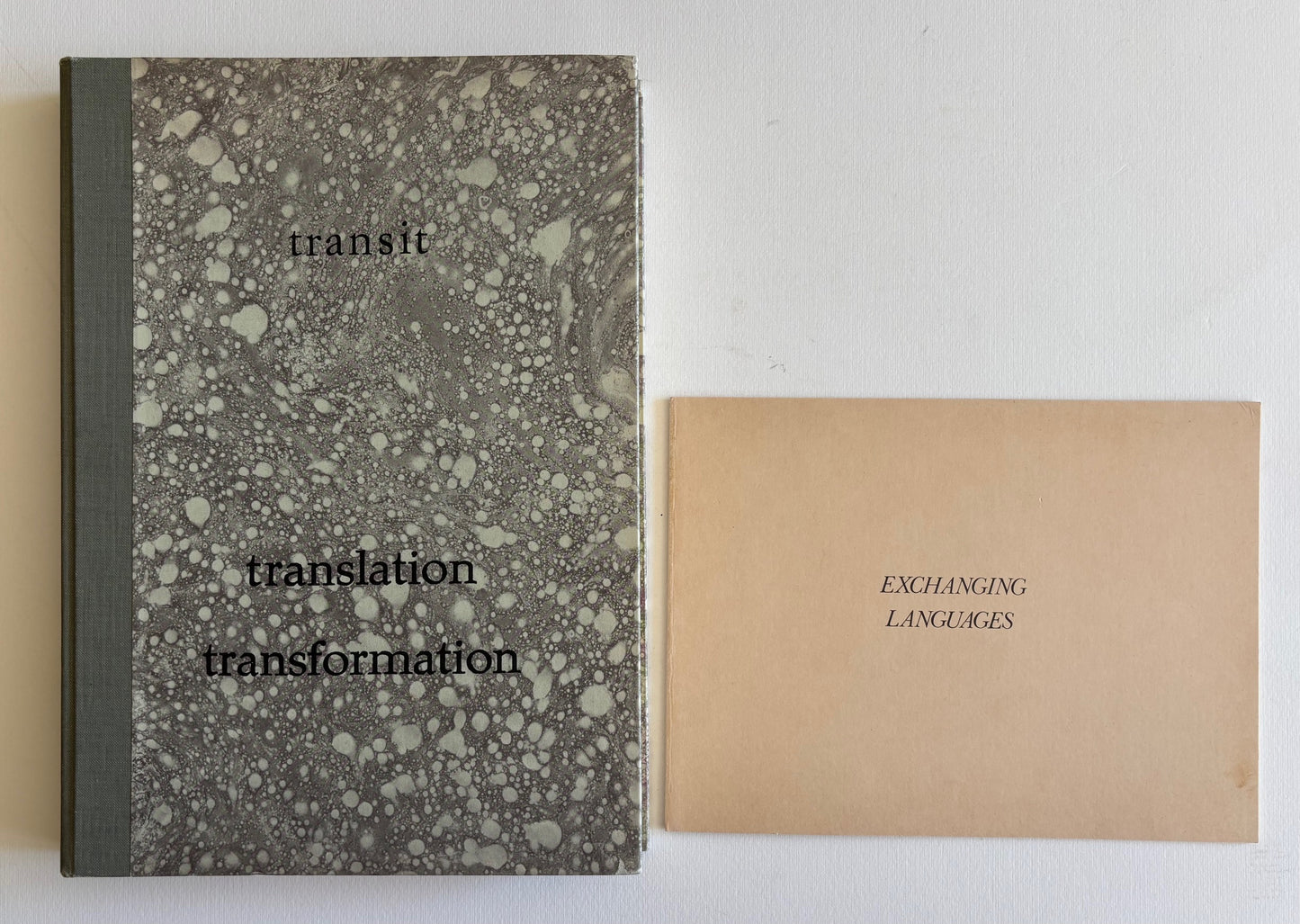 TRANSIT 1 Taal Beeld Taal, TRANSIT 2 Mirror Spiegel Miroir and TRANSIT 3 Translation Transformation. (COMPLETE SET)