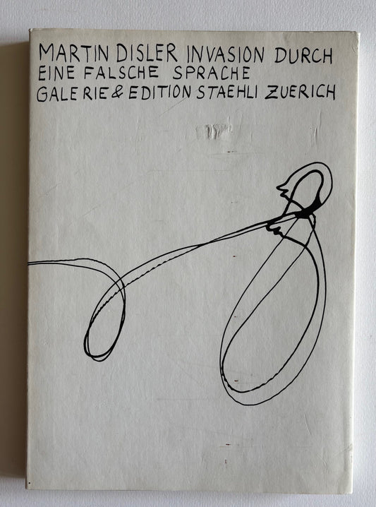 Invasion durch eine falsche Sprache. (ORIGINAL DRAWING SIGNED NUMBERED)