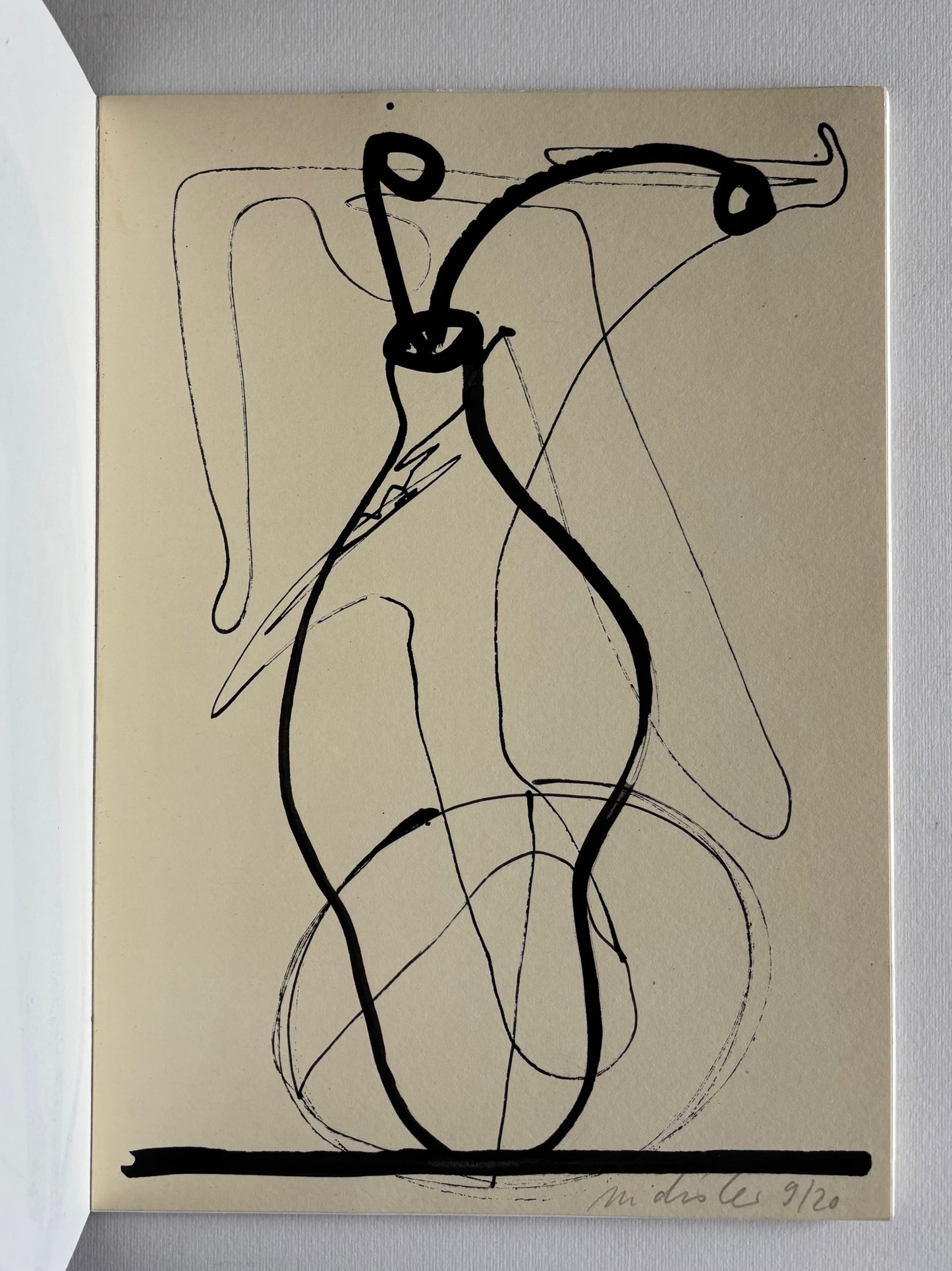 Invasion durch eine falsche Sprache. (ORIGINAL DRAWING SIGNED NUMBERED)