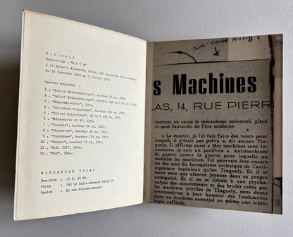 Tinguely. Exposition « Meta ».