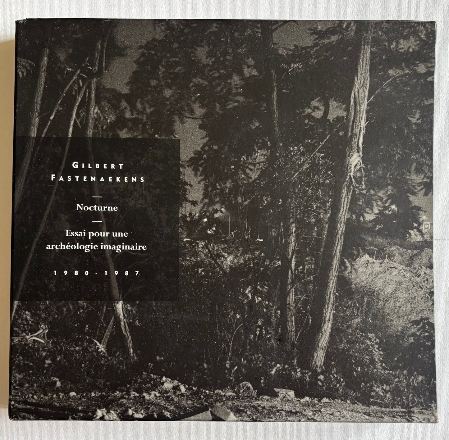 Nocture + Essai pour une archéologie imaginaire. 1980-1987. Special edition of the 2 volumes. (+ 2 PHOTOGRAPHS, SIGNED, NUMBERED)
