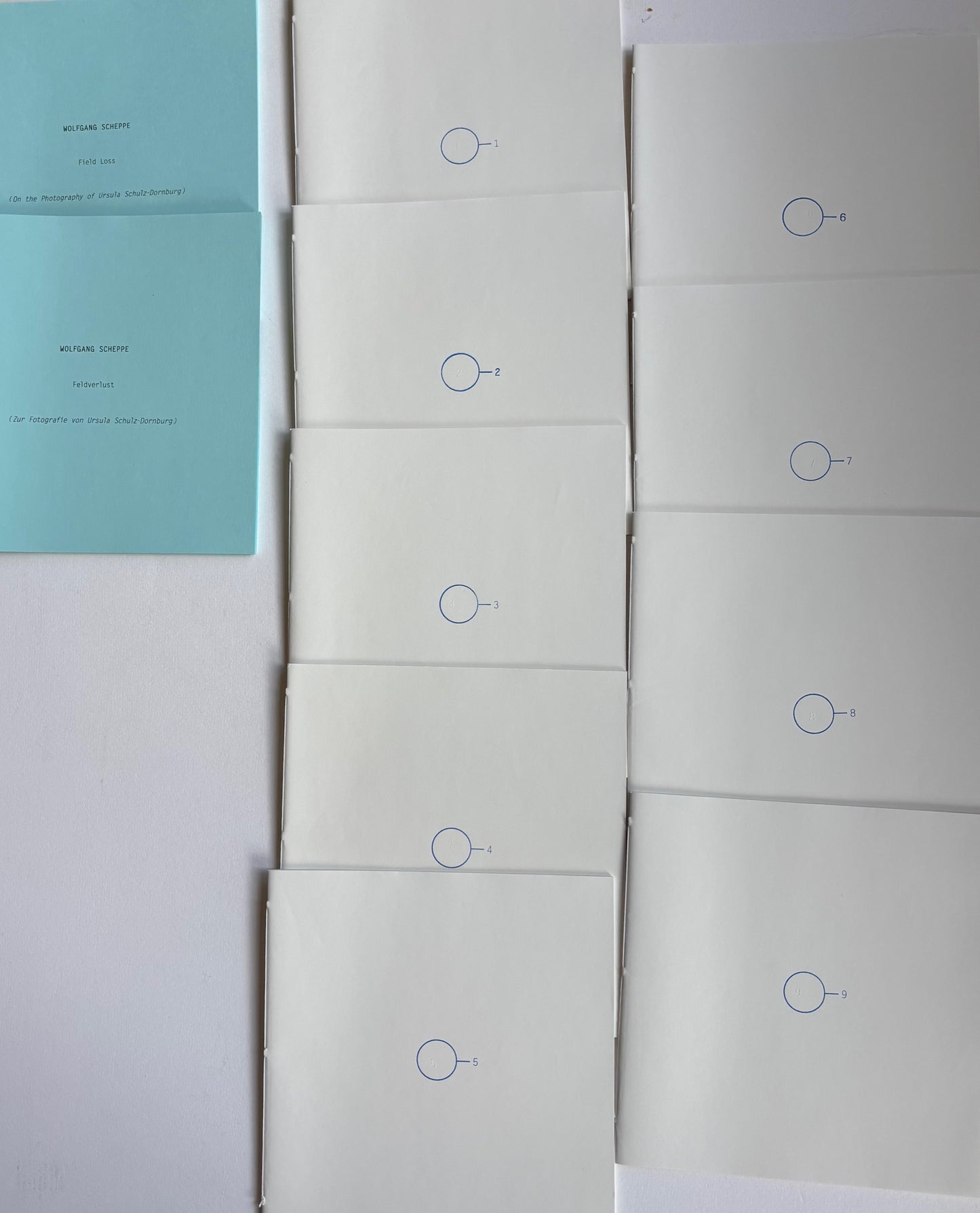 Some works (edited by Wolfgang Schleppe). (+ PHOTO, SIGNED, NUMBERED)