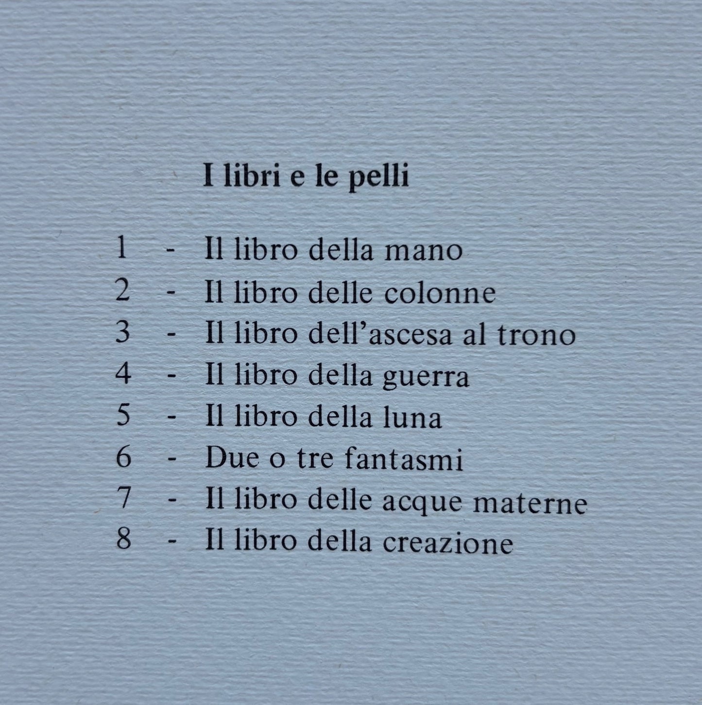 Piccolo Notturno di solitudine e di grazia per una libreria,sette libri e due pelli di tamburo.