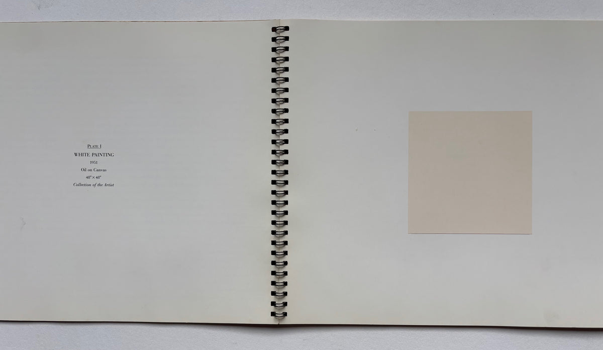 RAUSCHENBERG. The white and black paintings 1949-1952 Larry Gagosian Gallery New York.