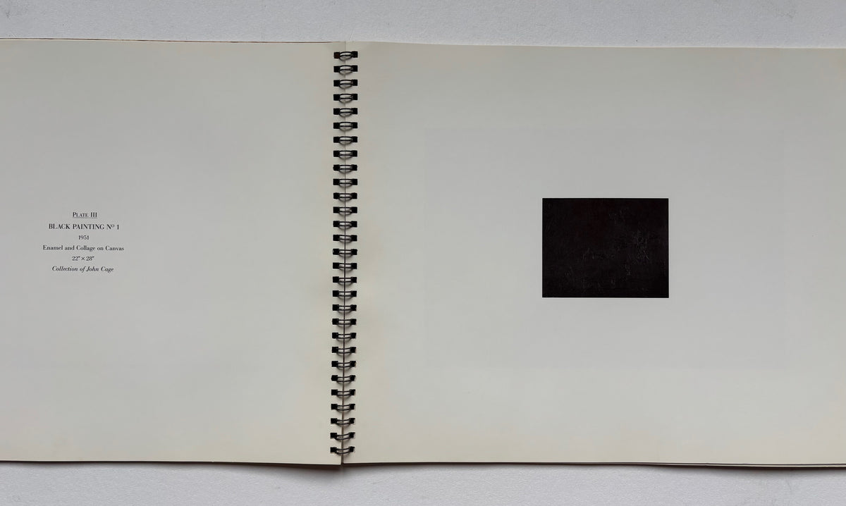 RAUSCHENBERG. The white and black paintings 1949-1952 Larry Gagosian Gallery New York.