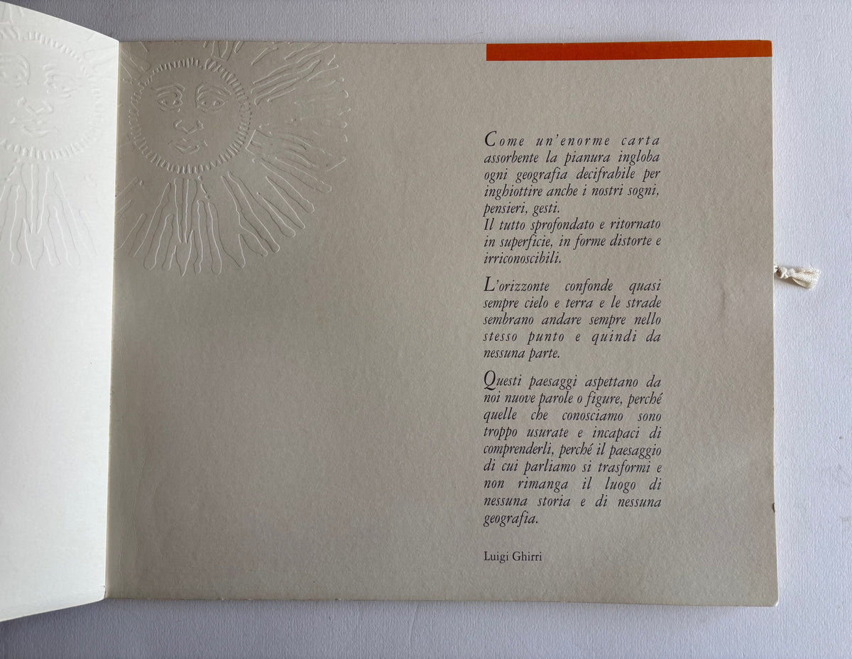 Immagini di Luigi Ghirri. (NUMBERED, SIGNED)